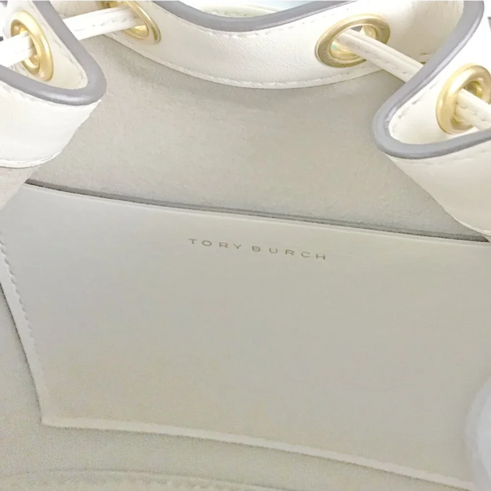 Tory Burch Mini T Monogram Bucket Bag